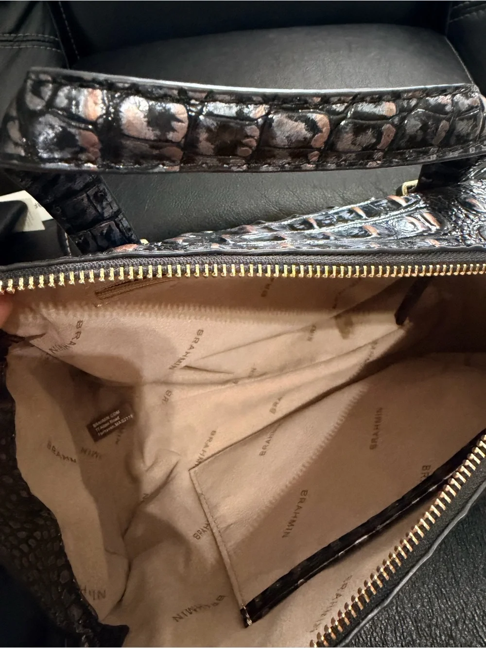 Brahmin Claire Barrel Satchel